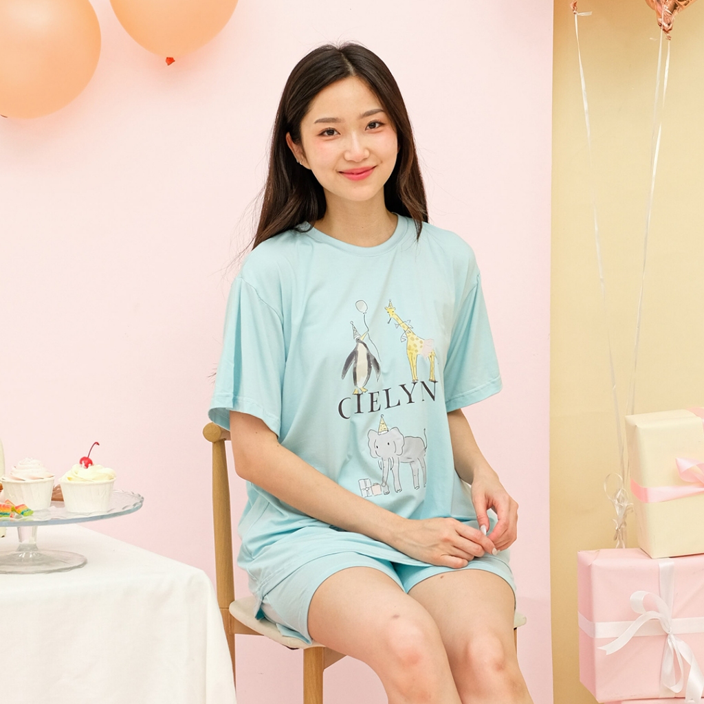 PROMO DISKON Cielyn TENCEL Micromodal Wishful Decade Collection Candice O-neck Set Baju Tidur