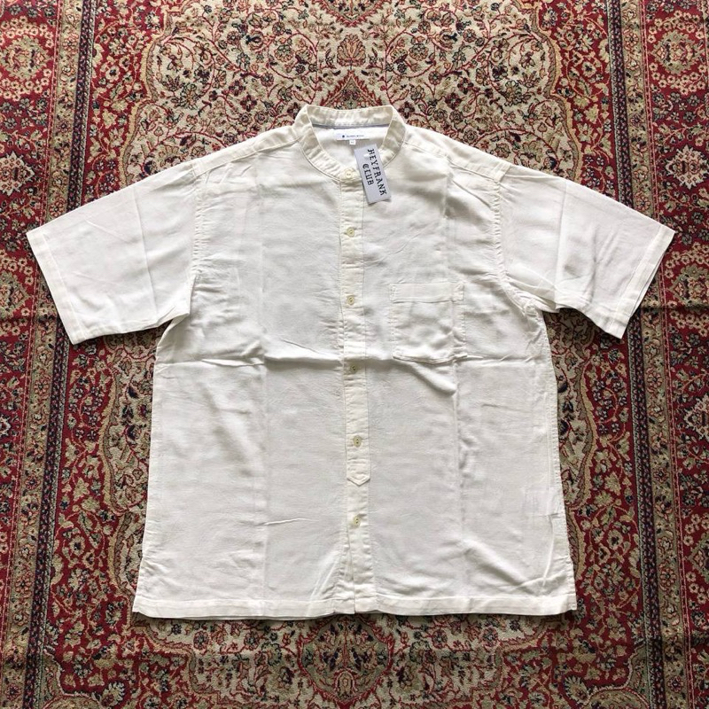 Kemeja Global work changi shirt Global work mandarin collar shirt HF706