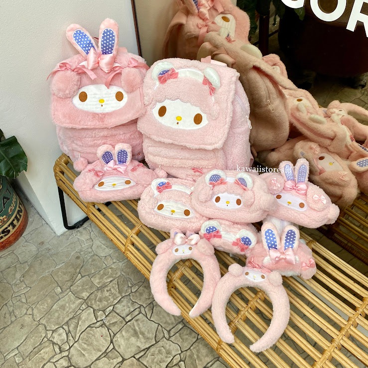 

Pouch Ransel Melody Piano Bulu Halus Tempat Aksesoris Pensil Serbaguna Bando Karakter Kartun Unik Lucu Gift Hadiah Kado