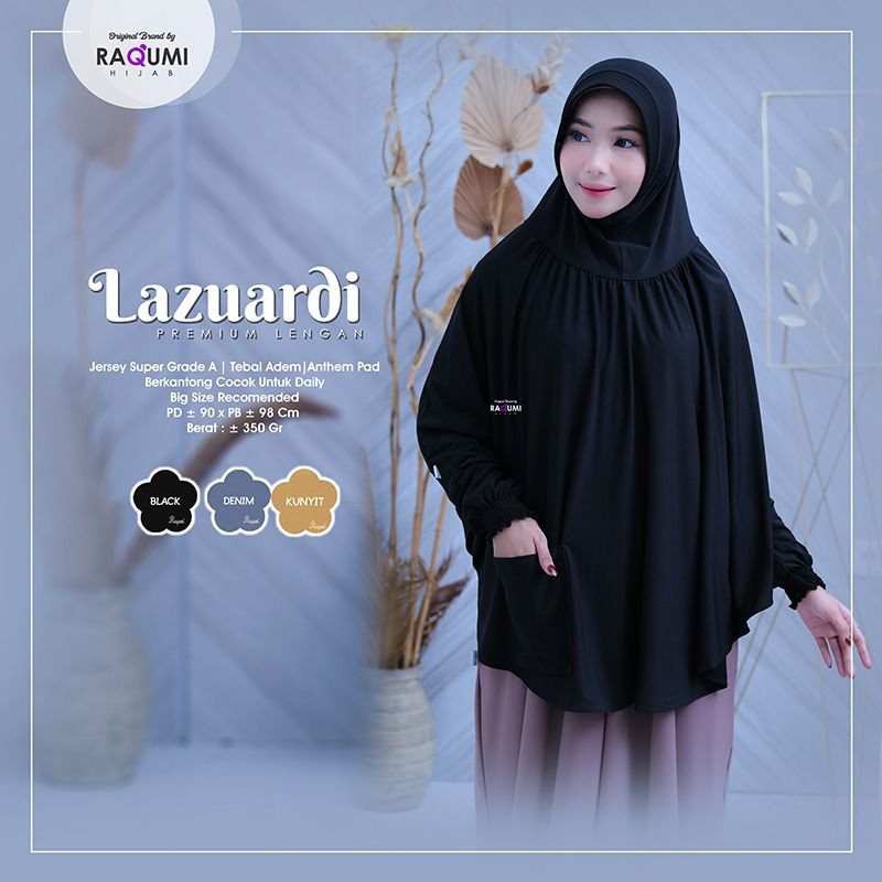 Lazuardi Hijab Lengan Raqumi