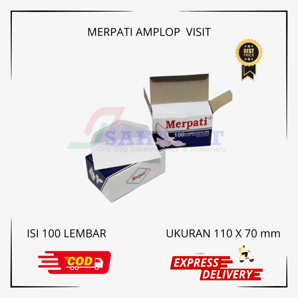 

MERPATI AMPLOP PUTIH 104, 90 DAN VISIT AMPLOP MURAH - HARGA GROSIR