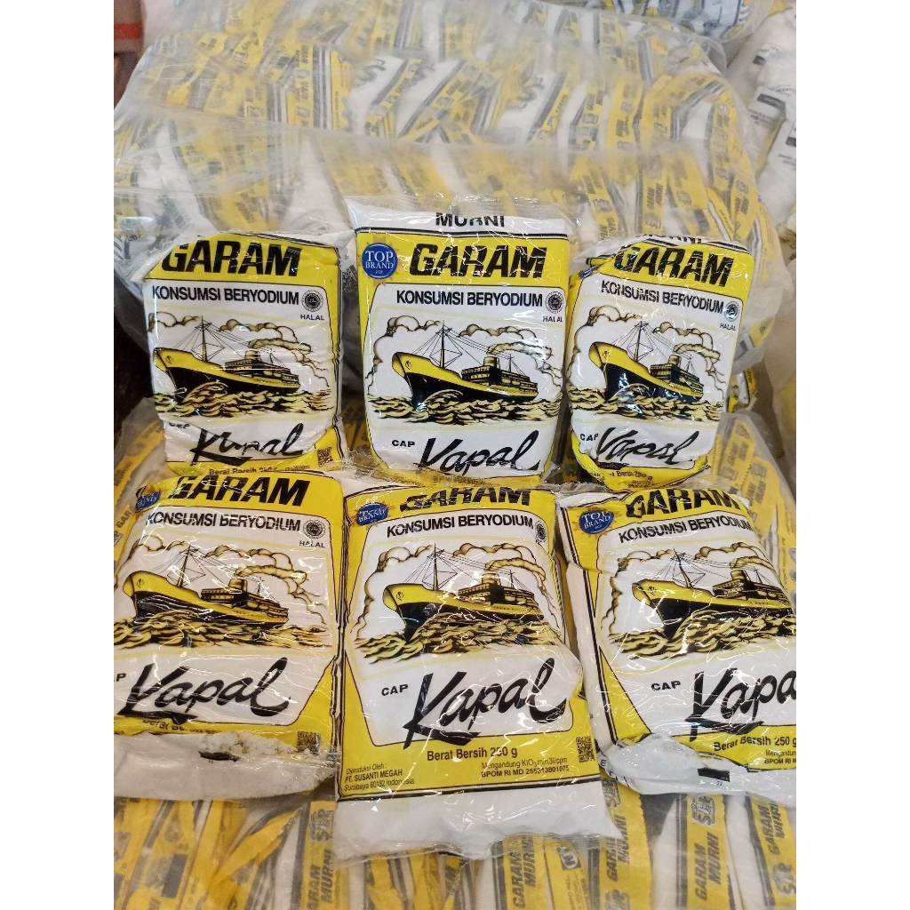 

Garam Cap Kapal 250 gram ECERAN 1 pcs