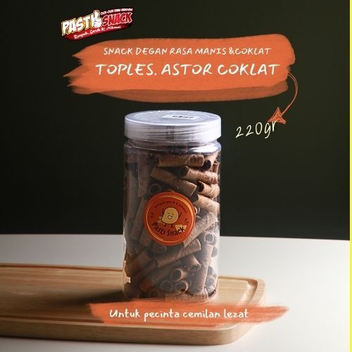 

Astor Coklat - Snack Astor Coklat Mini Kemasan Toples Dan Plastik - Camilan Astor Rasa Coklat