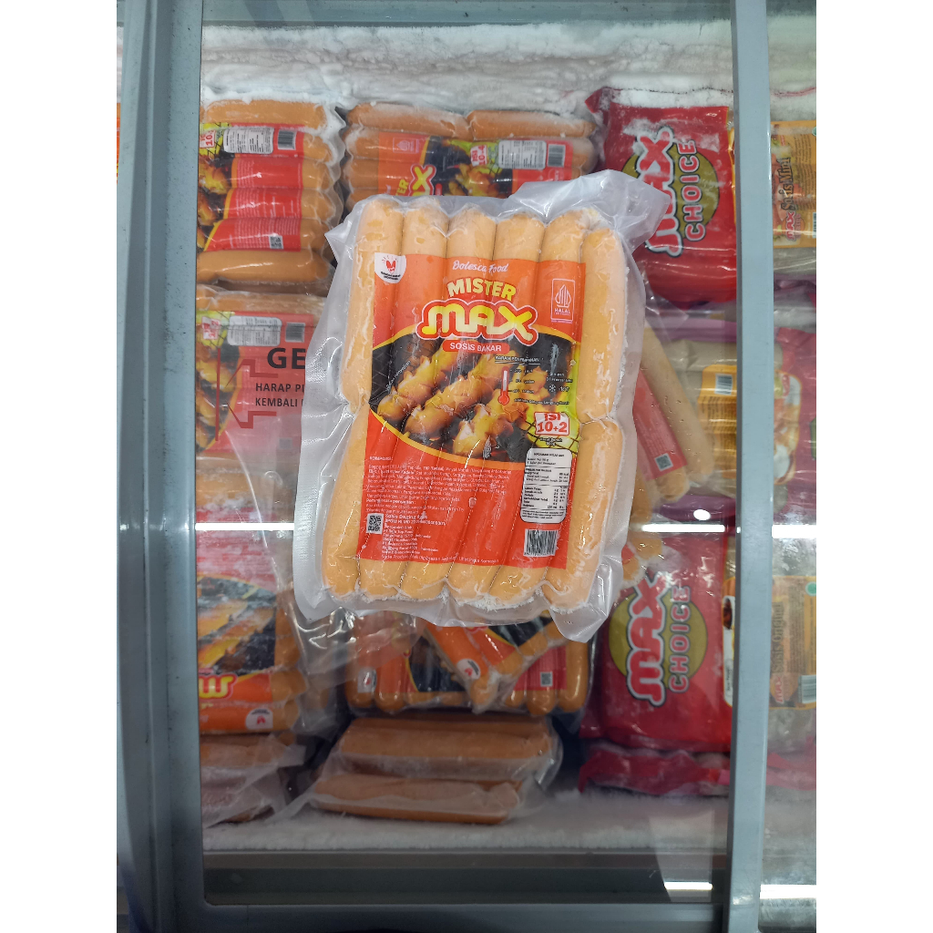 

Frozenfood MISTER MAX Sosis Bakar Mini/Jumbo 500gr