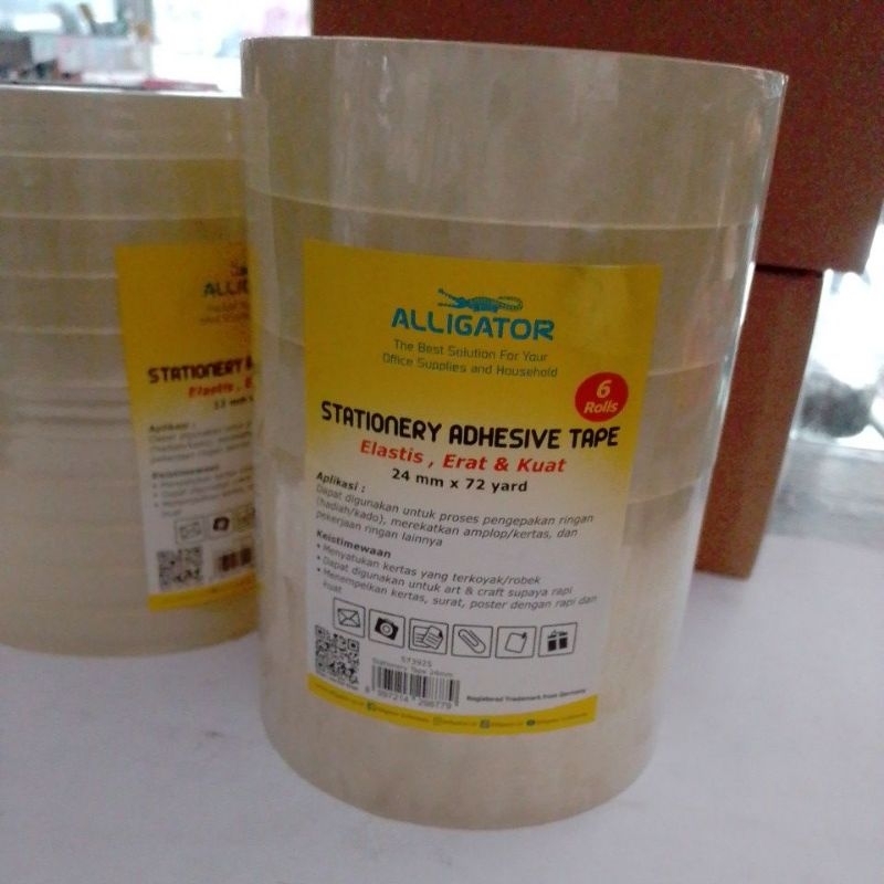 

Isolasi Bening 24 mm /Stationery Tape