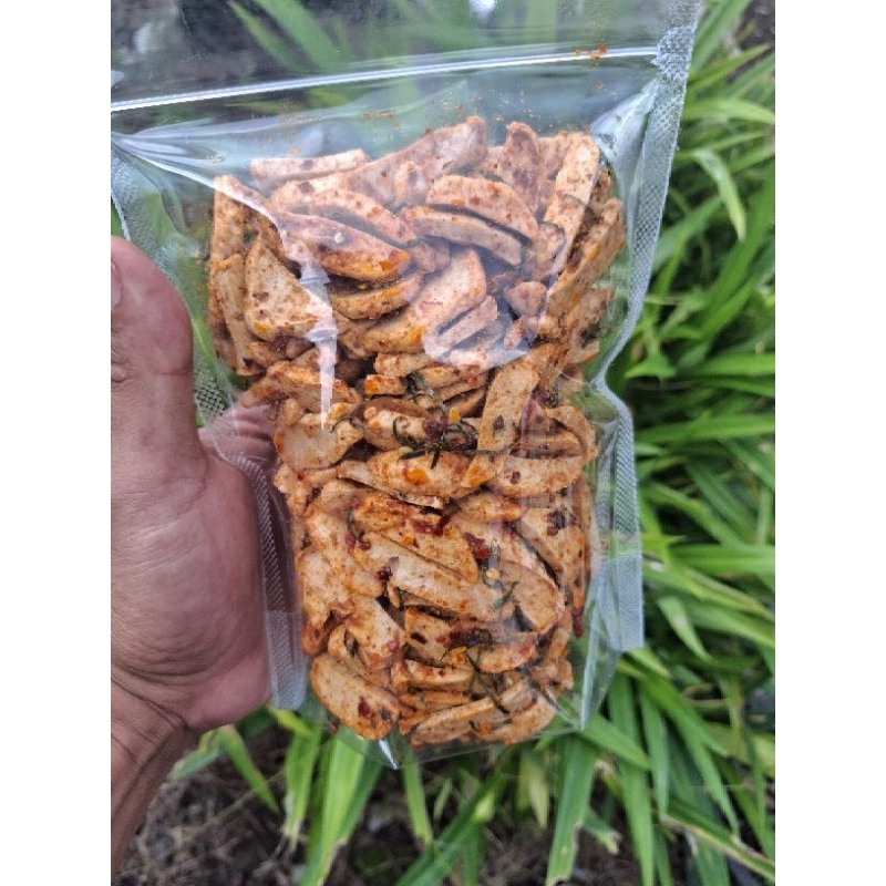 

BASRENG PEDAS DAUN JERUK 250grm Basreng ikan SS sanck&food makanan ringan snack Jajanan Viral chili oil