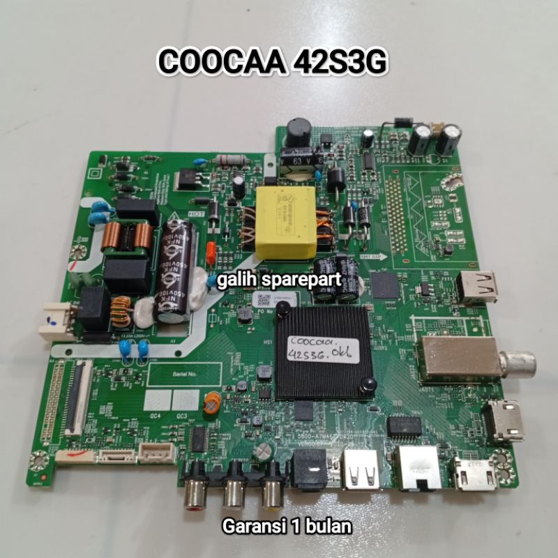 MAINBOARD COOCAA 42S3G MB - MODUL - MOTHERBOARD TV COOCAA