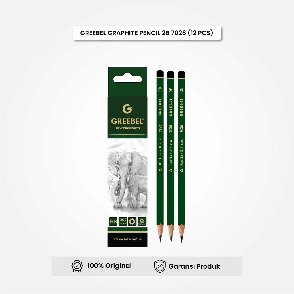

Pensil Pencil Kayu HB 7026 (12PCS/SET) Hexagonal / Pensil Gambar Pensil Tulis Ujian Sekolah