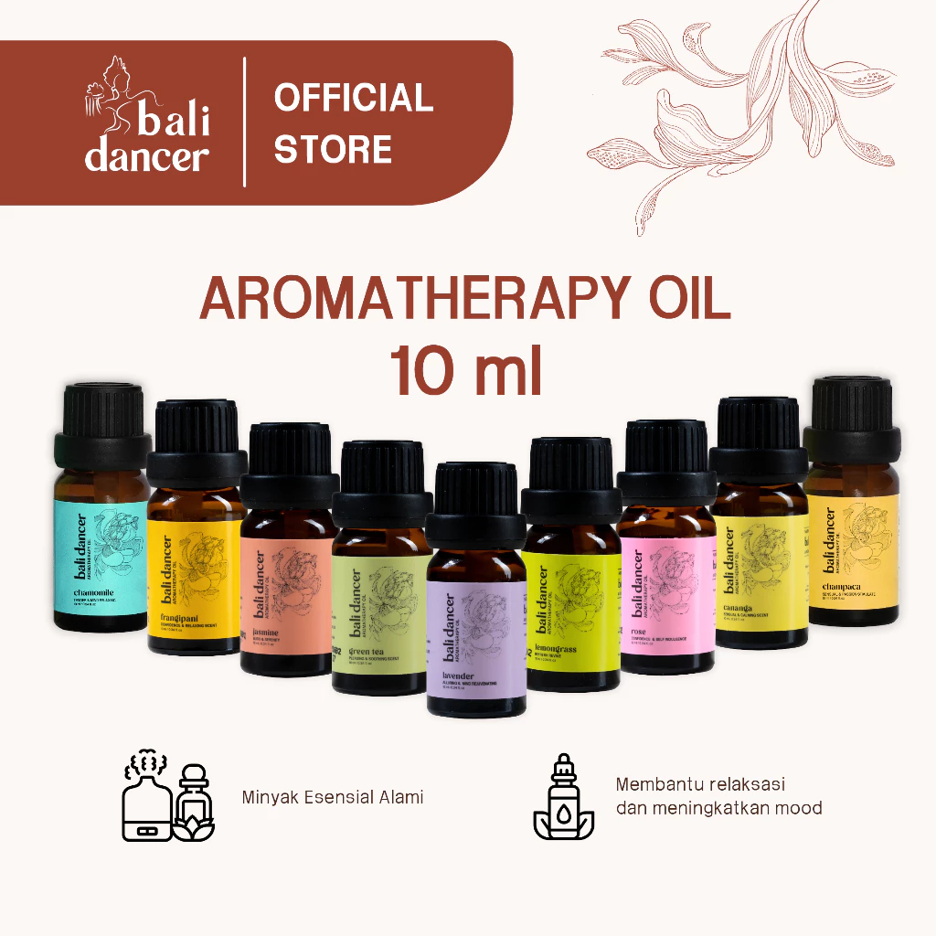 Herborist Bali Dancer Aromatherapy Oil 10 ml - Minyak Esensial Terapi