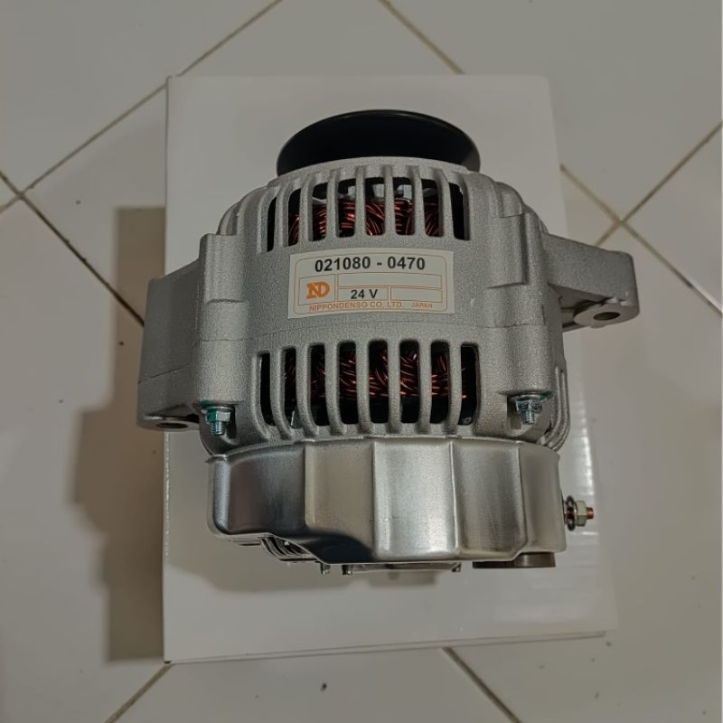 ALTERNATOR ASSY 12V DENSO  DINAMO CAS HINO 115HT DENSO PN 021080-0470