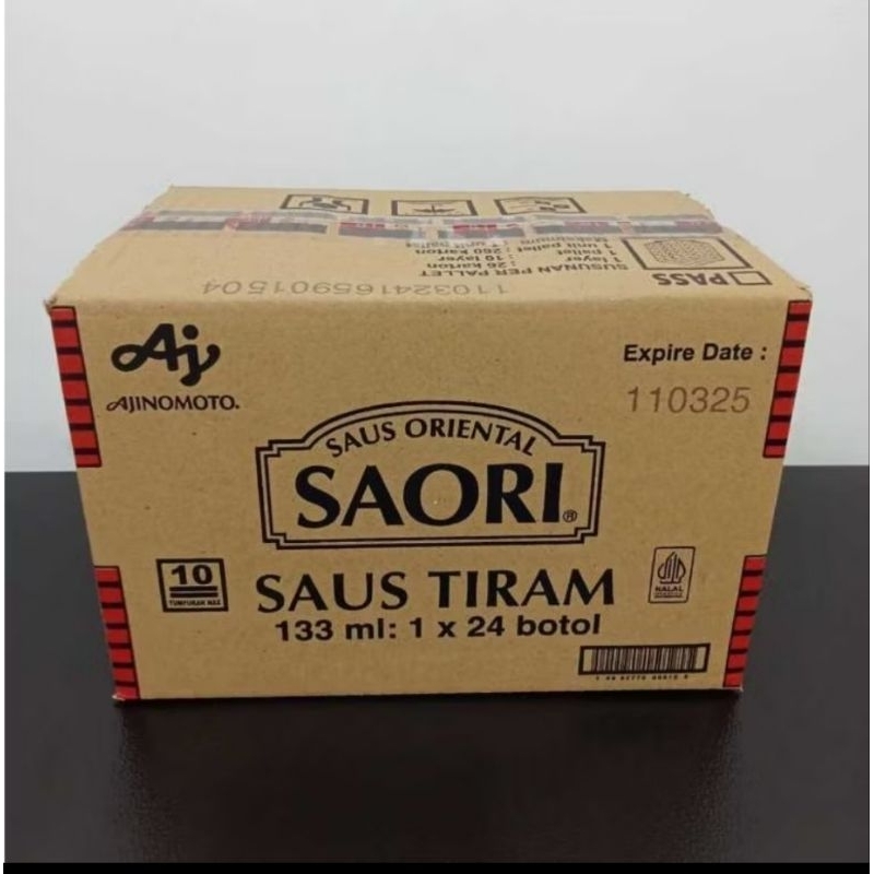 

Saori Saos Tiram / Teriyaki / Lada Hitam 133ml x24pcs (Dus)