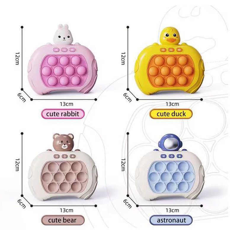 Mainan Game Anak Pop It Pop it Sanrio Elektrik GEN 3 ( Generasi 3 ) FAST PUSH PUZZLE GAME/Sanrio