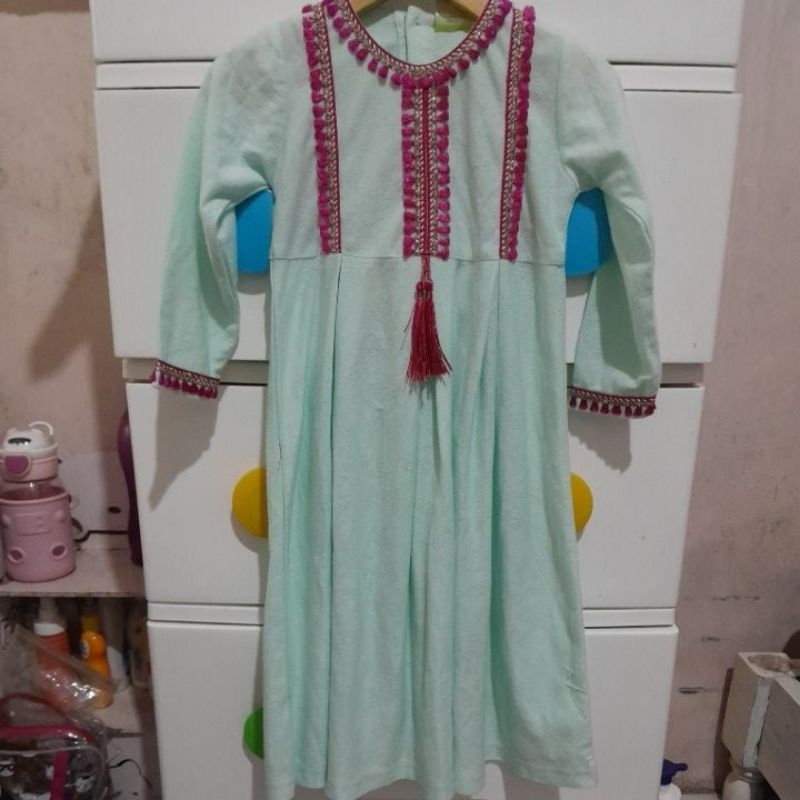 Dress Panjang Anak Perempuan EYKA 2 TAHUN