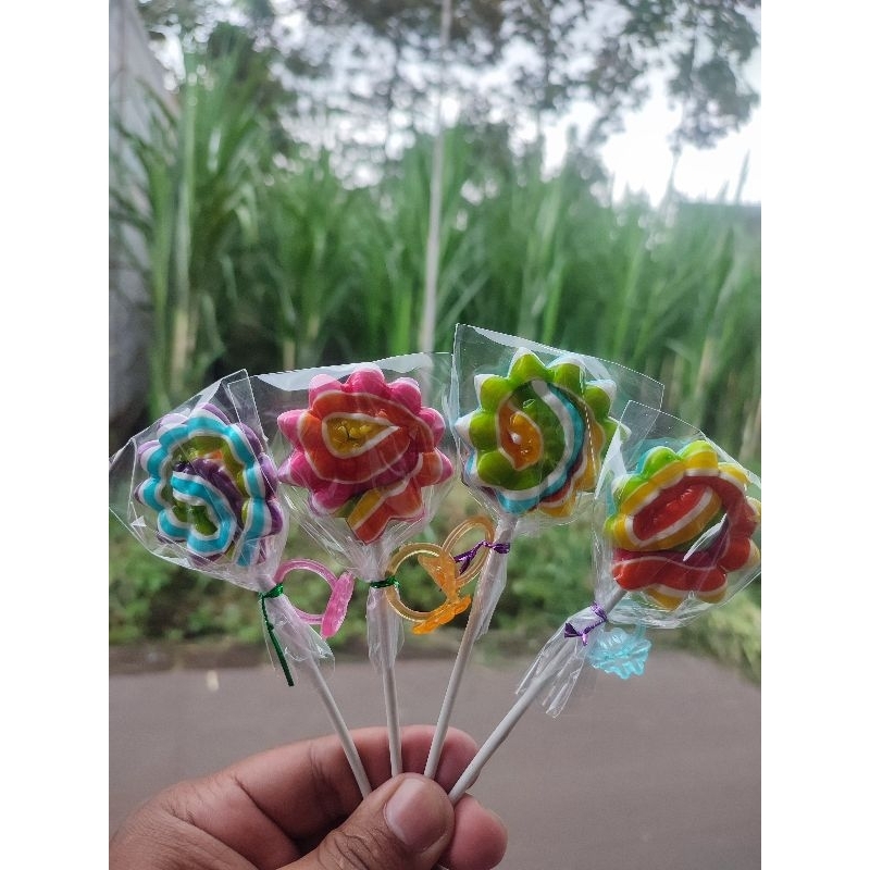 

permen viral bentuk bunga hadiah cincin terlaris di shoppe 1 pack isi 20 pcs