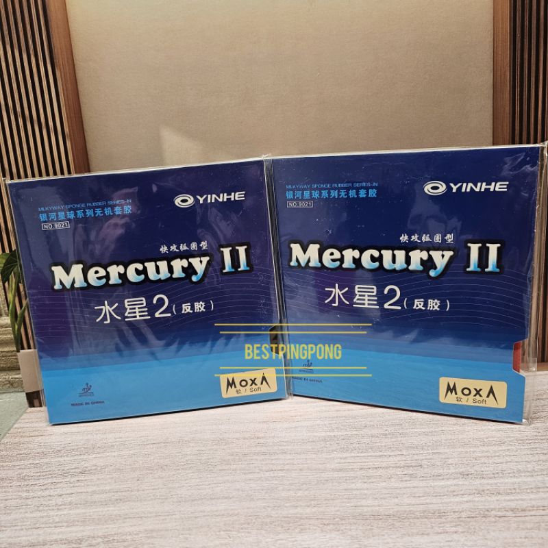 Yinhe Mercury II soft , Medium, Hard karet bet pingpong