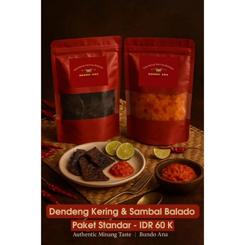 

Paket dendeng kering balado