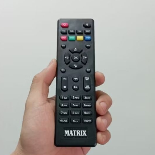 Remot Remote STB DVB-T2 HD UHF Matrix Matrik Apple Merah Apple Silver Apple Kuning