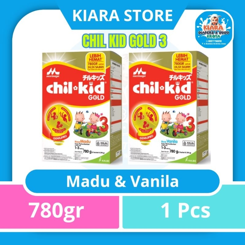 

CHILKID GOLD 3 MADU VANILA 780GR CHIL KID GOLD 3 (1-3 TAHUN)