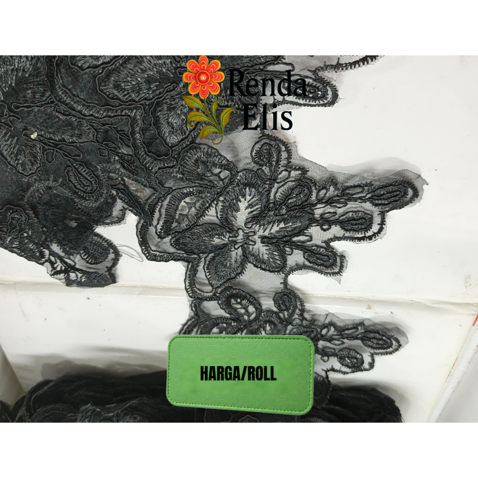 RENDA TILE MEWAH PREMIUM QUALITI  - renda tile/tille _ renda bordir _ tile bordir _ renda bordir 75r