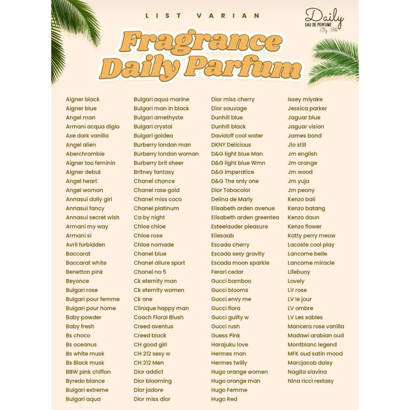 DAILY PARFUM RESELLER