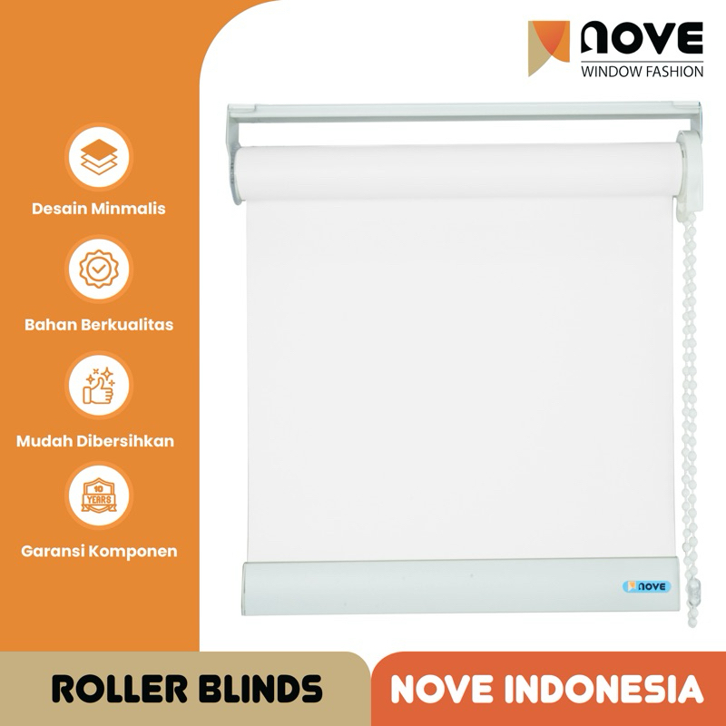 Nove Roller Blind Indoor — Blackout Waterproof (KL)
