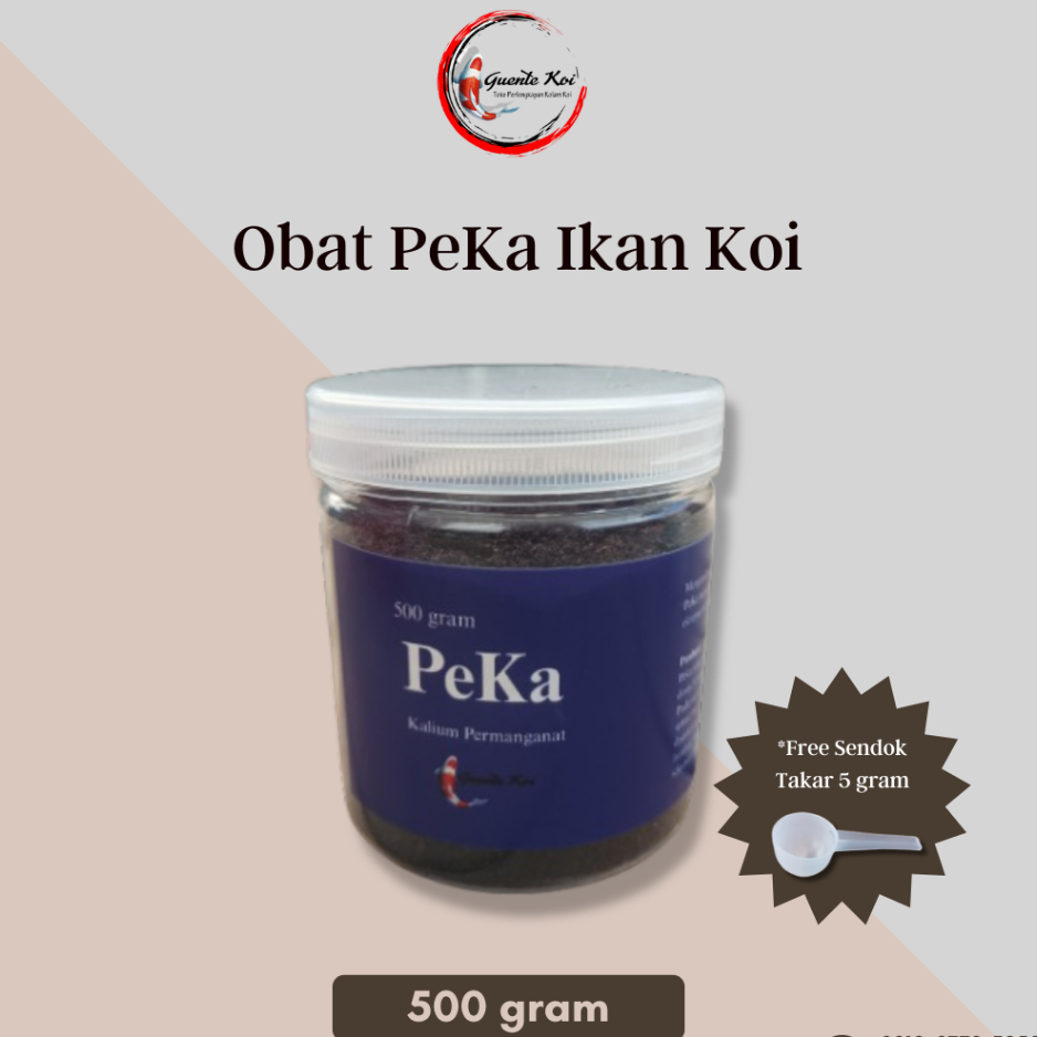 PK Bubuk PeKa Obat PK Ikan Koi 500 gram
