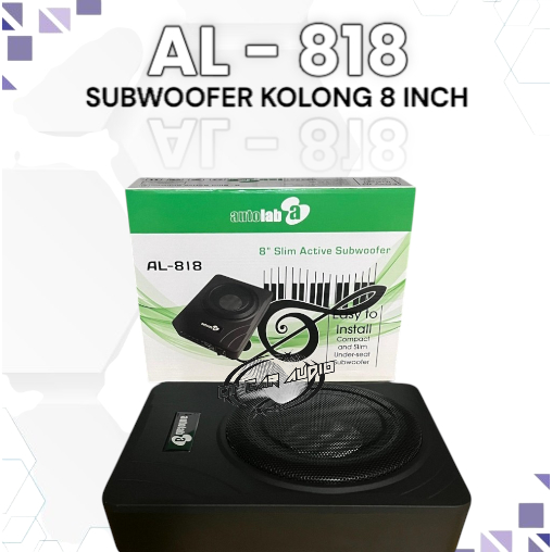 Subwofer kolong AUTOLAB AL-818 Subwofer Aktif Kolong underseat Slim