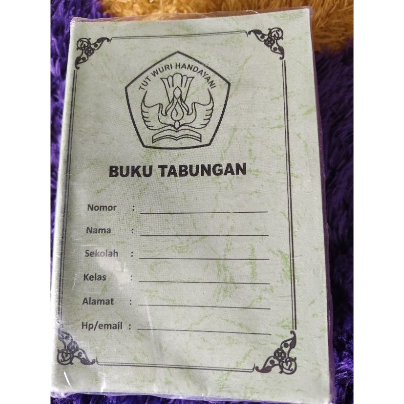 

BUKU TABUNGAN iron ball 1pk isi 50