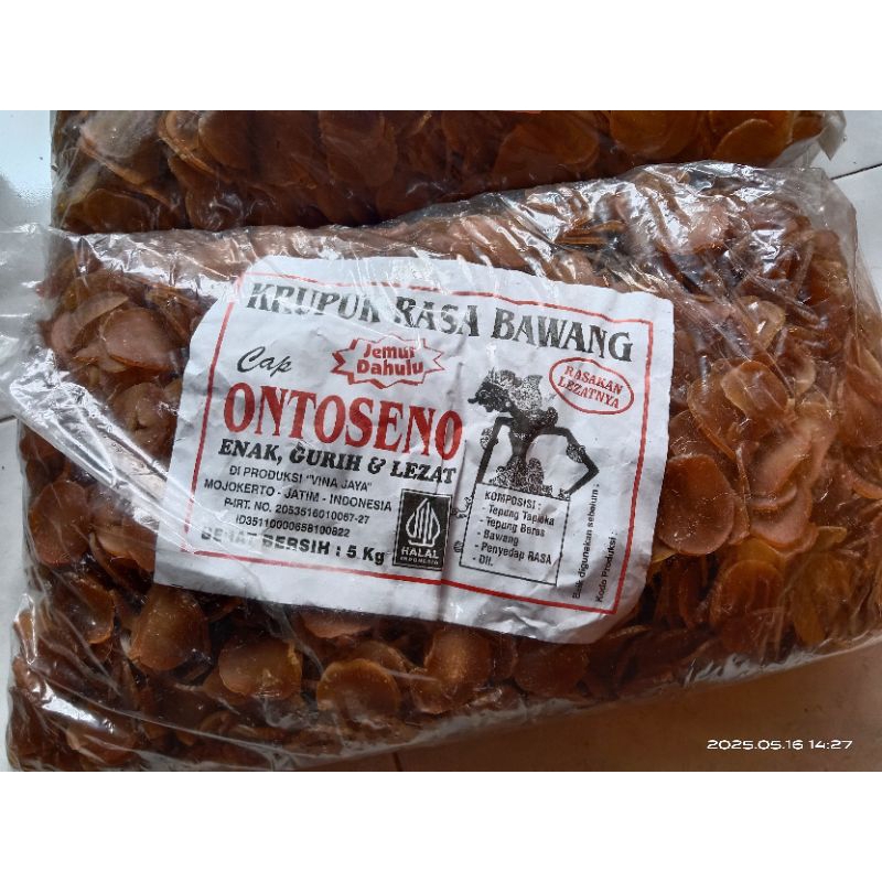 

KRUPUK BAWANG ( CAP ONTOSENO )