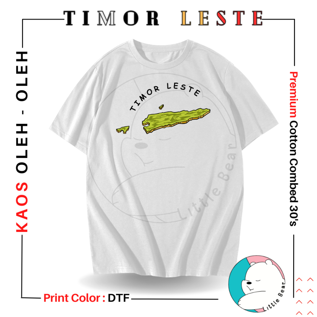 kaos Souvenir Timor Leste, Baju Oleh-Oleh Type 1