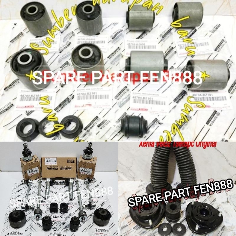 Paket Kaki Kaki Depan Belakang Komplit All New Avanza Xenia Veloz 2012 Keatas 32pc Tie Rod Rack End 