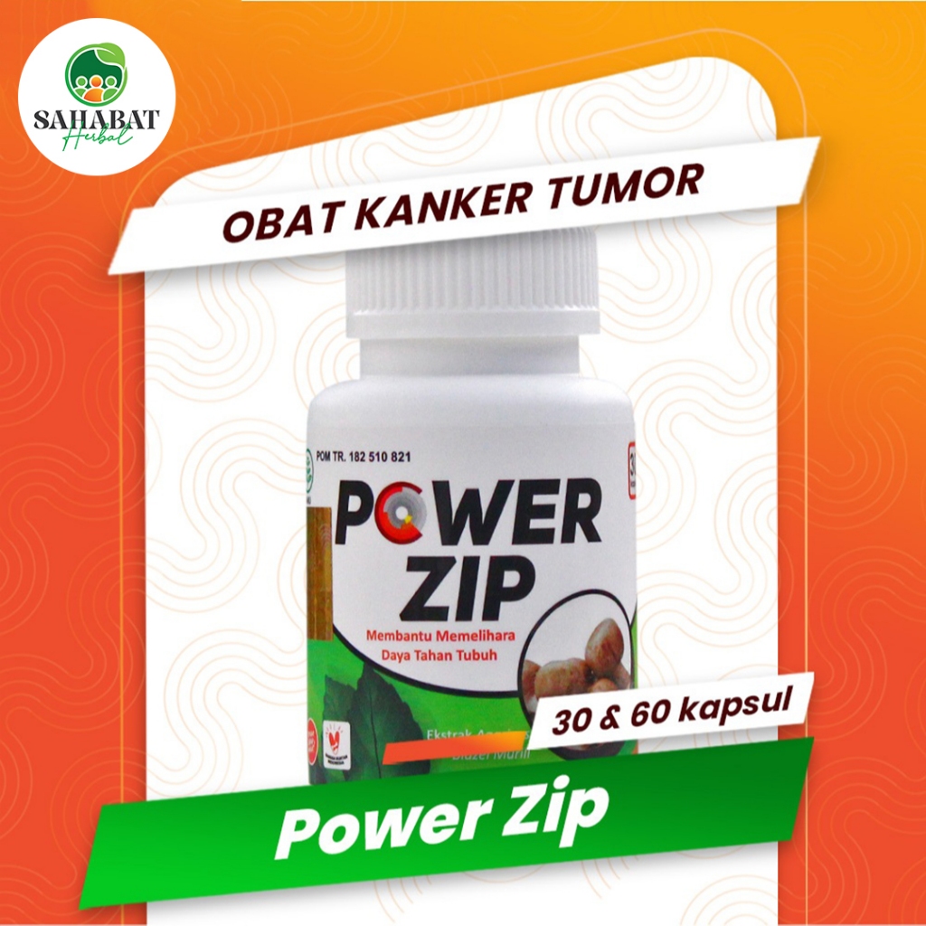 OBAT BENJOLAN POWER ZIP 30 60 KAPSUL OBAT HERBAL Sakit Tenggorokan Sesak Nafas Sinusitis Asma Tbc