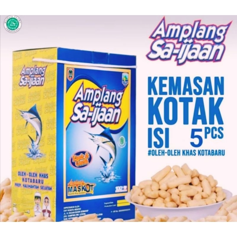 

Amplang Saijaan Per-Kotak Isi 5pcs
