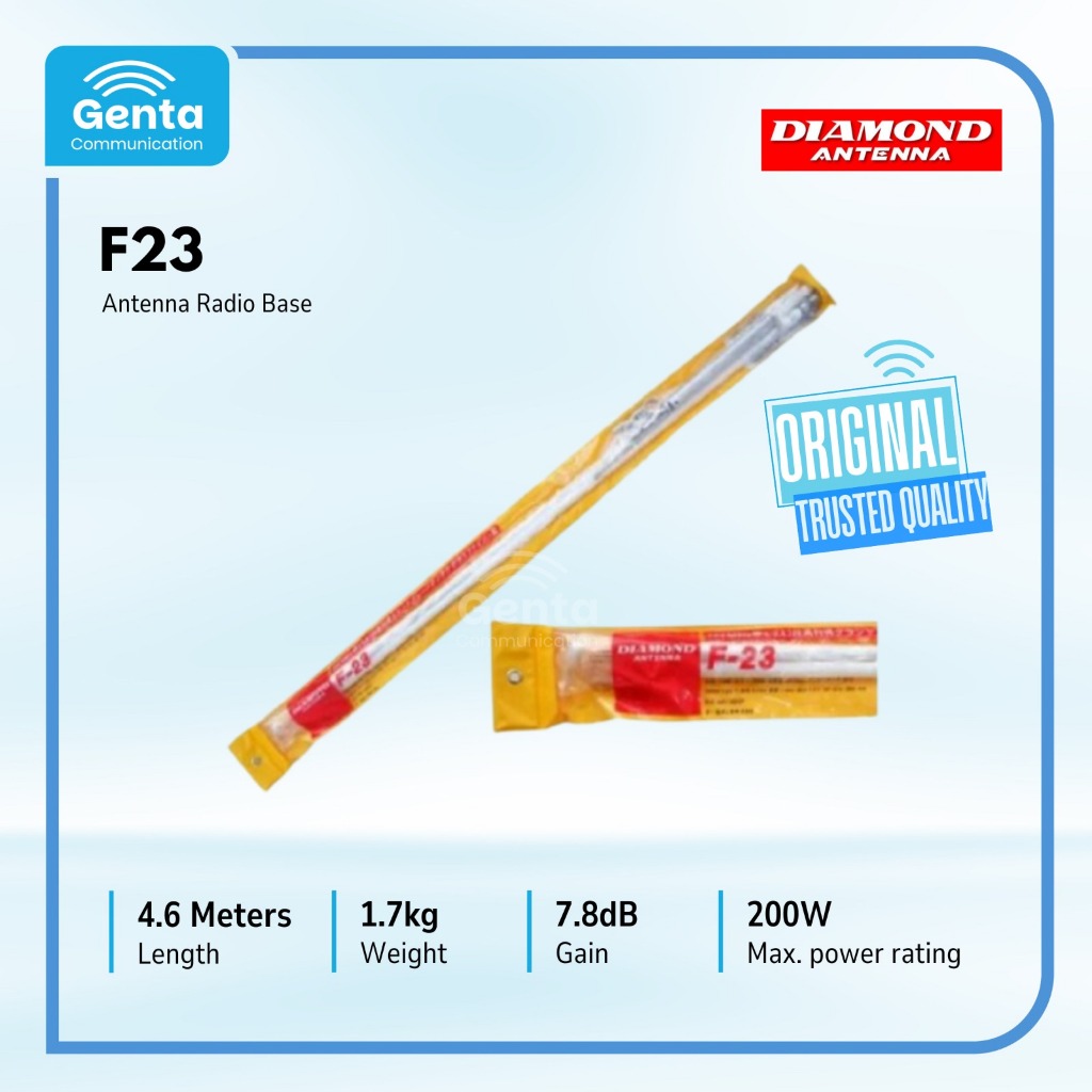 ANTENA DIAMOND F23 / F-23 / F 23 ANTENA BASE STATION DIAMOND F23 100% ORIGINAL BARU KUALITAS BAGUS A