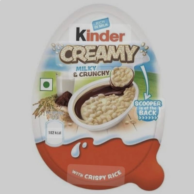 

kinder coklat creamy krin susu renyah 19g