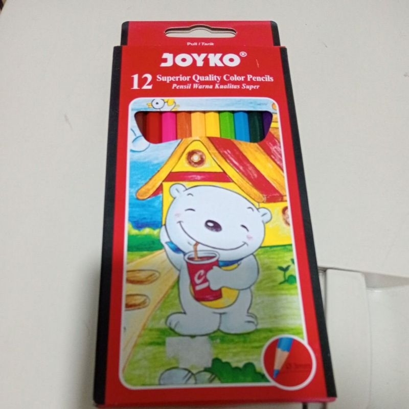 

Joyko pensil Warna 12 Panjang.( Cp-12 PB)