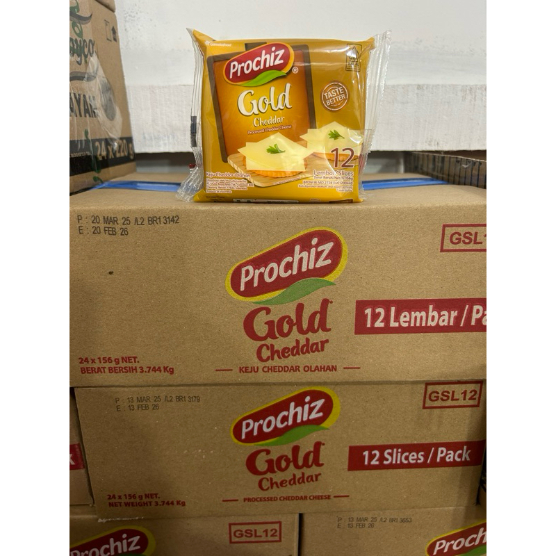 

Keju Prochiz Gold Slice 12 perDUS isi 24 pcs