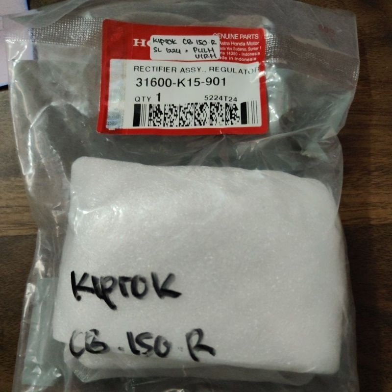 kiprok cb150r regulator k15 asli