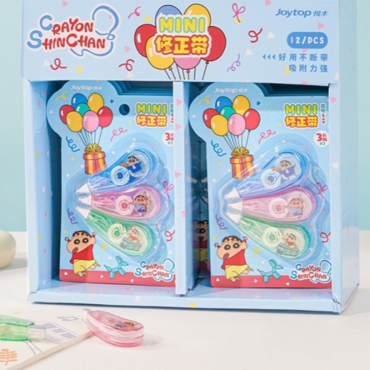 

Tipe-X Roll Shincan / Correction Tape Roll Shincan / Penghapus Pulpen / Alat Tulis Kantor / Alat Tulis Sekolah / Correction Tape Shincan / Jotop, Correction Shin-Can JT-101774