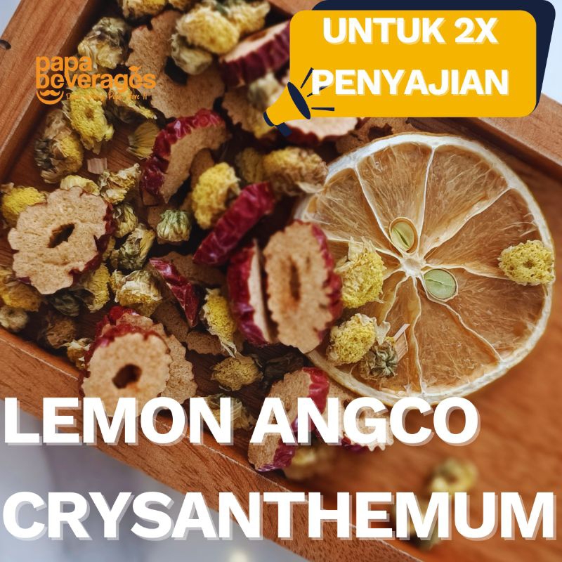 

LEMON ANGCO CRYSANTHEMUM FLOWER TEA - TEH KRISAN LEMON DAN ANGCO - HERBAL TEA SERIES