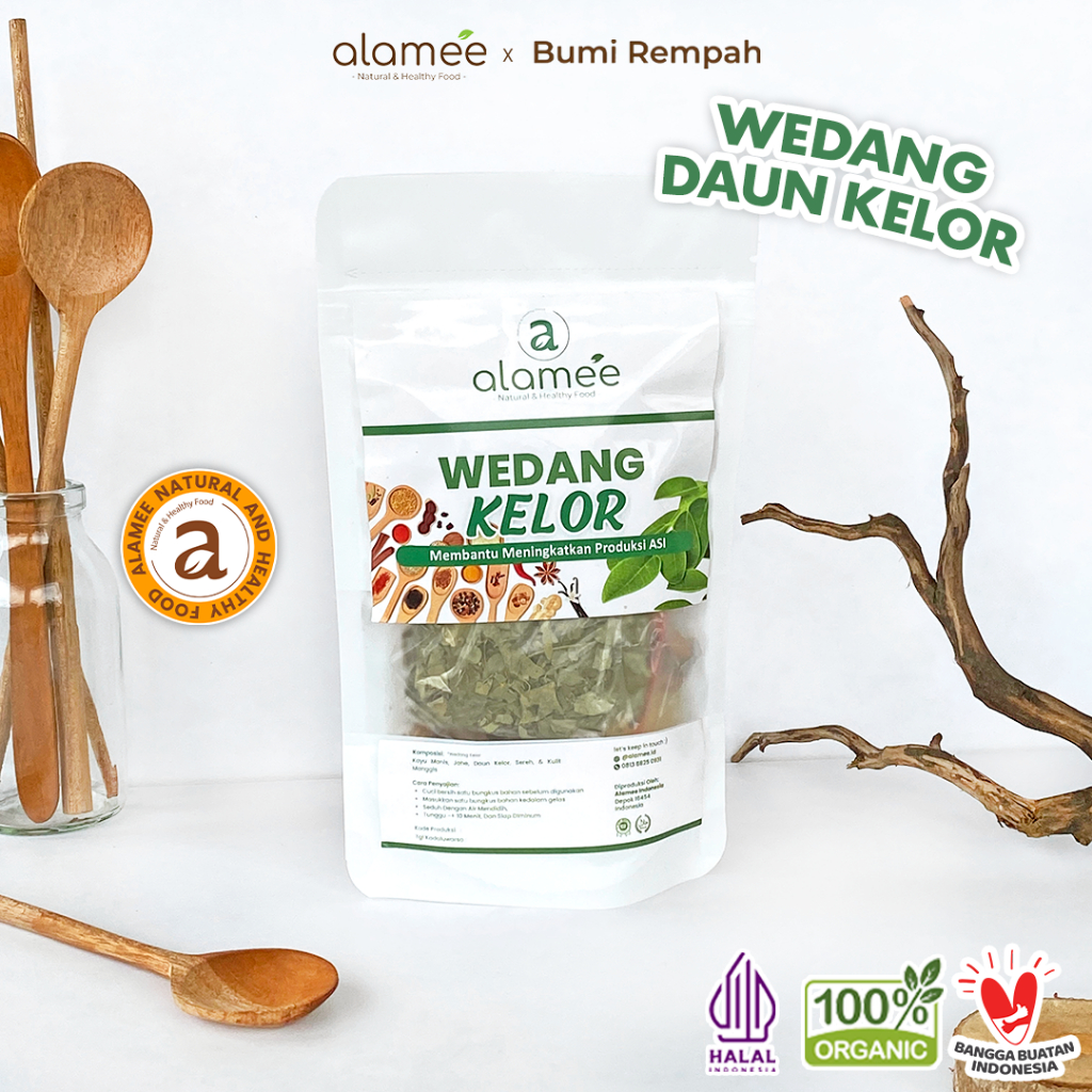 

ALAMEE Wedang Kelor Minuman Herbal Rempah Mengobati Persendian Langsung Seduh Lengkap Komplit Asli