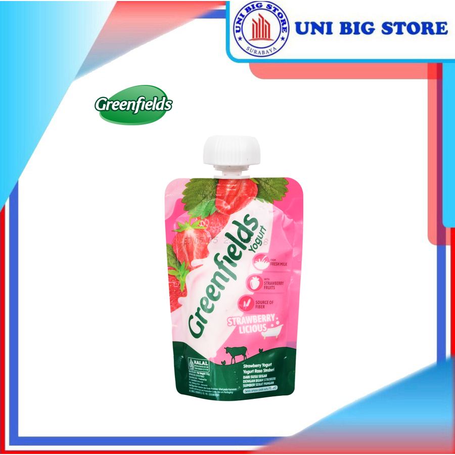 

Greenfields Greenfield Yogurt Pouch Strawberry 110 g Yoghurt