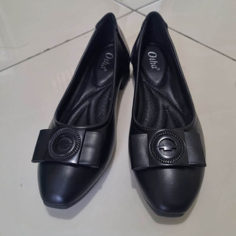 [BARU] Sepatu OTHA sepatu wanita flatshoes - HITAM 36