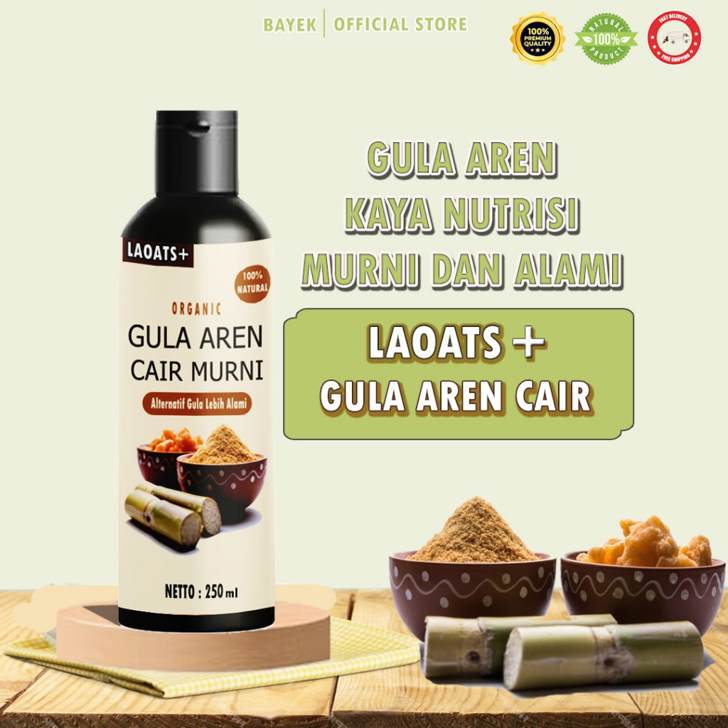

Gula Aren Brown Sugar Cair Palm Sugar Laoats