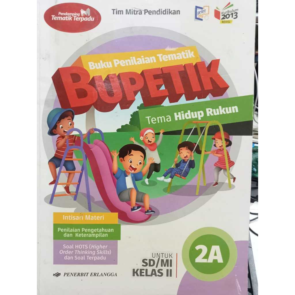 BUKU BUPETIK TEMA HIDUP RUKUN SD/MI KELAS 2A
