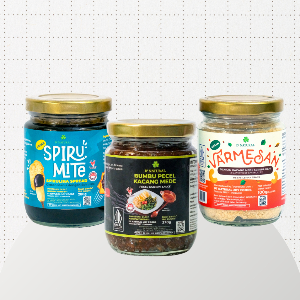 

Paket Bundling Gurih tanpa Batas (Spirumite + Bumbu Pecel + Varmesan)