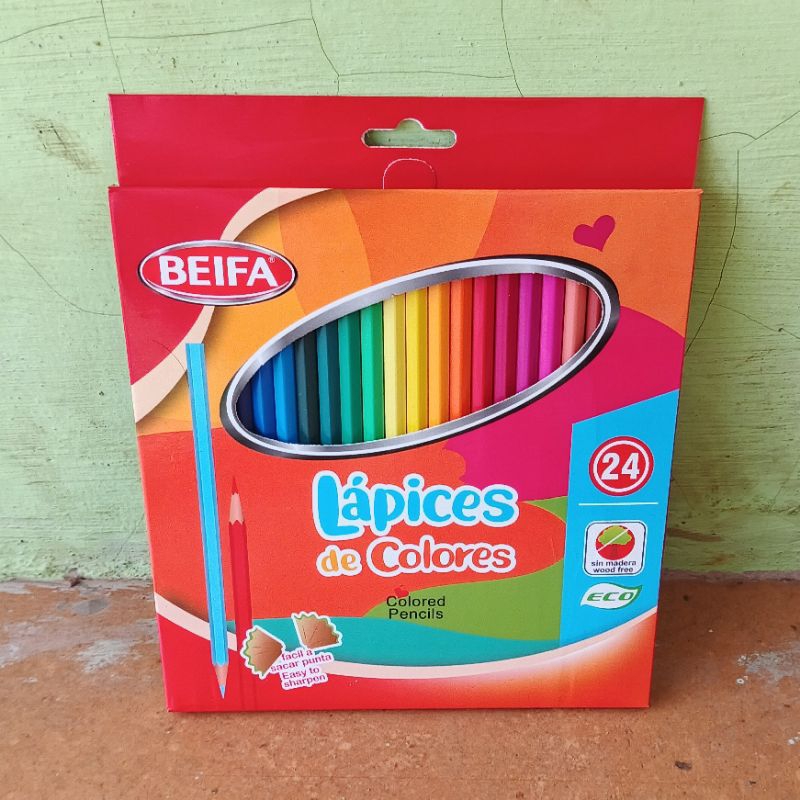 

Pensil Warna Murah 24 Warna & 12 Warna BEIFA ( KUALITAS BAGUS )