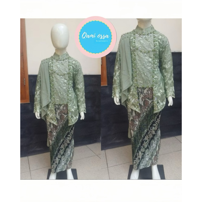 Set Kebaya Anak Modern SD / Kutubaru Anak (PRELOVED)