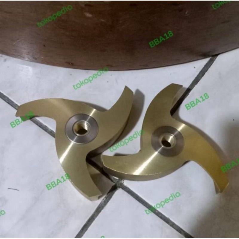 Impeller Kuningan Pompa PC8000 1 inch Waterpump PC8000 1in LH dan RH
