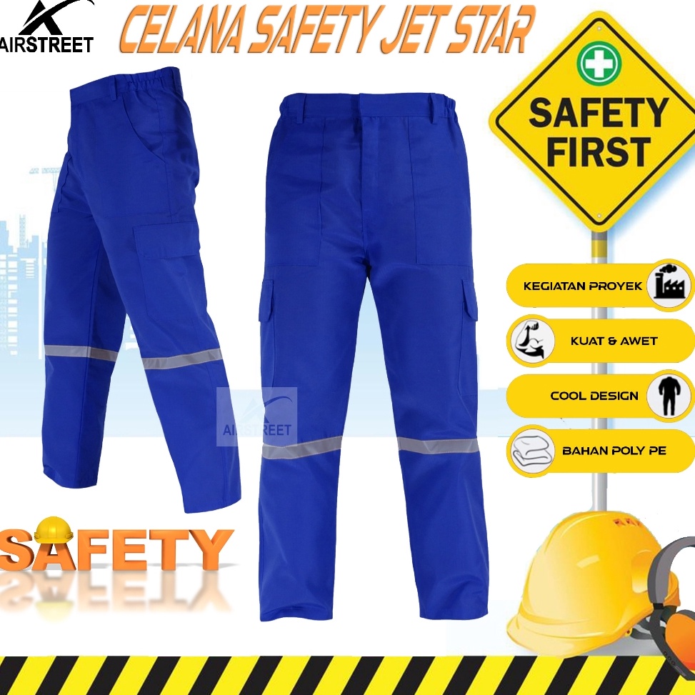 KODE N9T Celana Kerja Skotlet Wearpack Safety  Celana Proyek Model PDL  Celana Jet Star